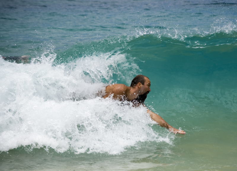 Body Surfing Jersey Shore