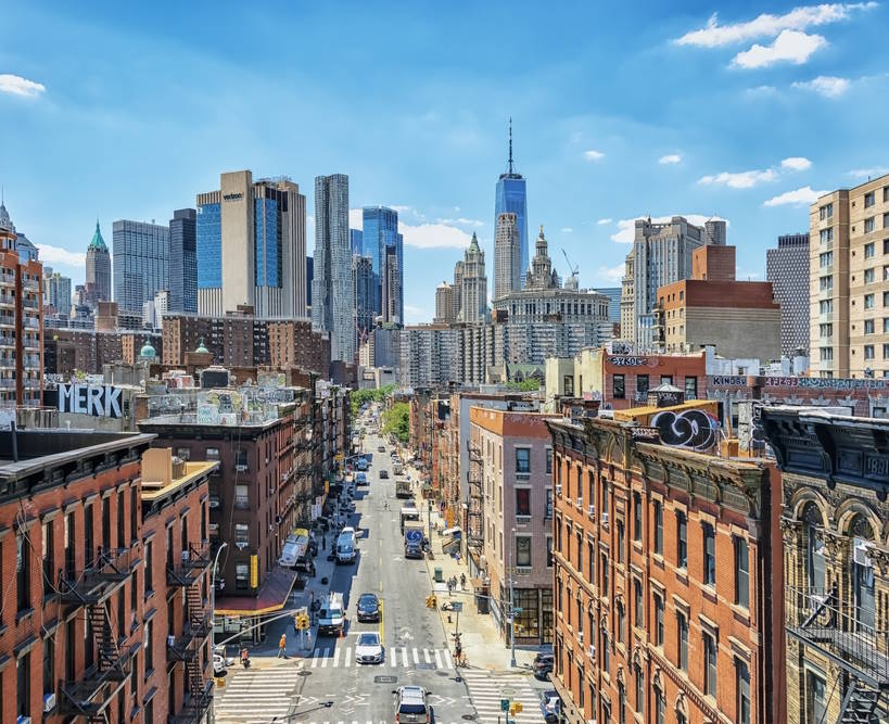 Imaage of The skyline of New York City, United States