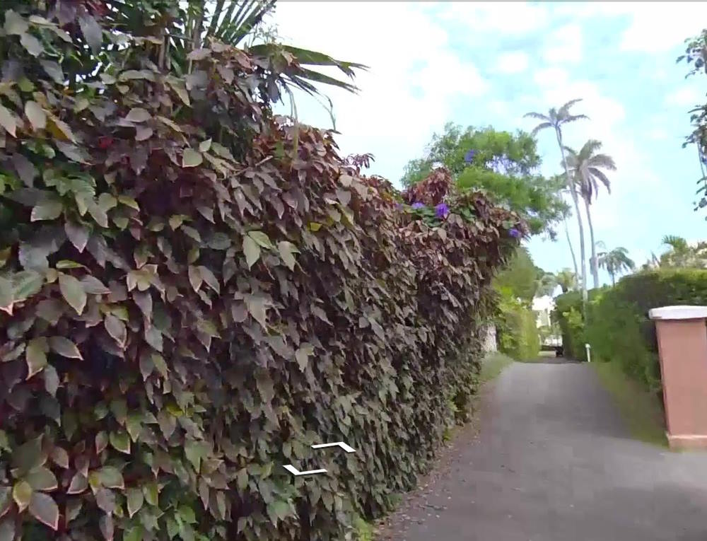 A narrow street in Bermuda