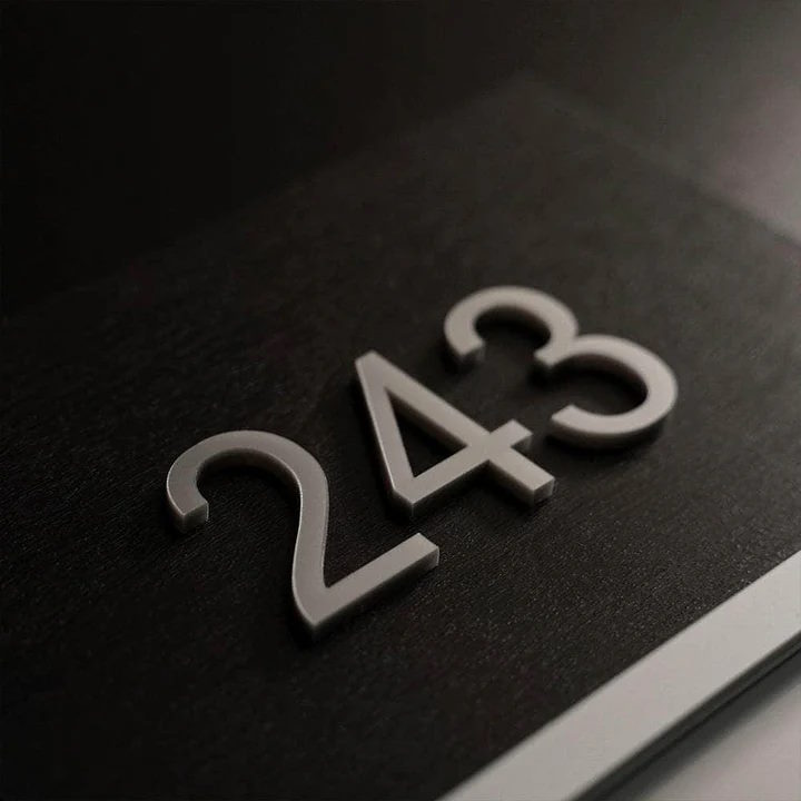A quality door sign number of number 243 for offices in New Jersey
