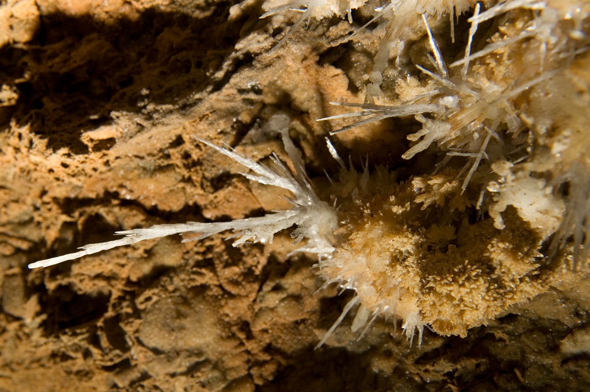 Image of one of the crystal caves at Crystal Cave Park in Kutztown PA