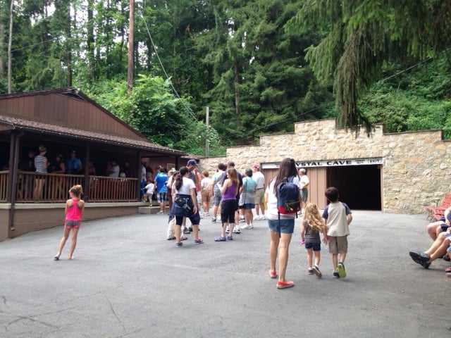 Image of the entrance at Crystal Cave Park in Kutztown PA